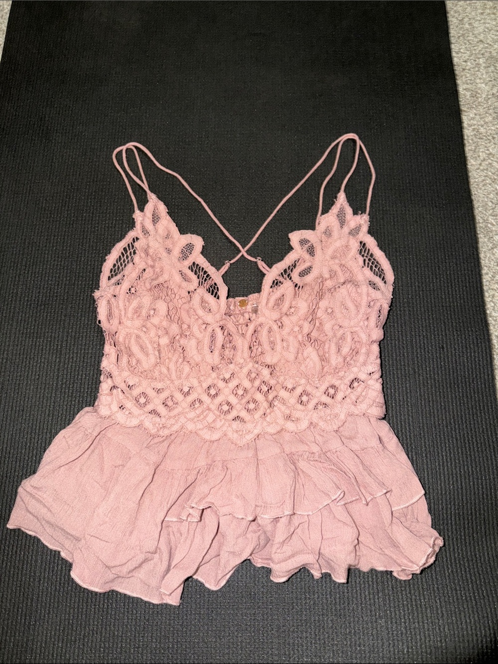 Free People- Adela Cami Top Mauve Pink -Medium